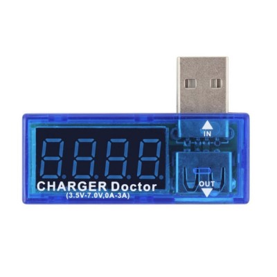 USB Şarj Ölçer Şarj Doktoru Voltmetre Ampermetre Şarj Metre