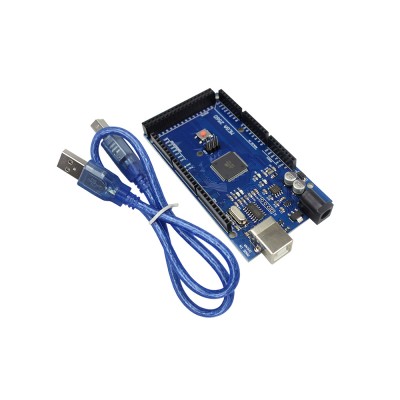 Arduino MEGA 2560 R3 Yeni Versiyon + USB Kablo