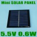 Solar Panel Güneş Paneli Batarya 5.5v 0.6w 90mA Güneş Pili